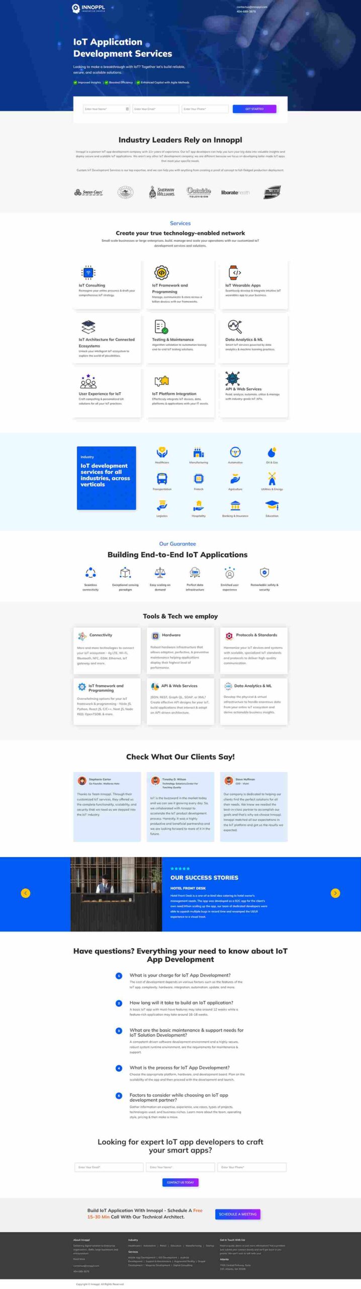 Developer Tarikul Hazra , Full-Stack Web Developer & WordPress, Wix, Shopify Specialist. 11 httpsinnoppl.comlanding pagesiot application development services 11zon scaled